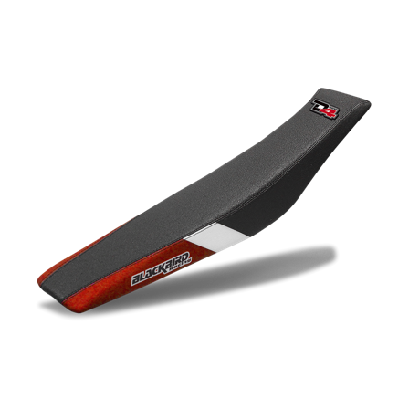 Pokrowiec na Siedzenie Blackbird Dream 4 Czarno-Czerwono-Biały - Husqvarna TC 450 2008-2012