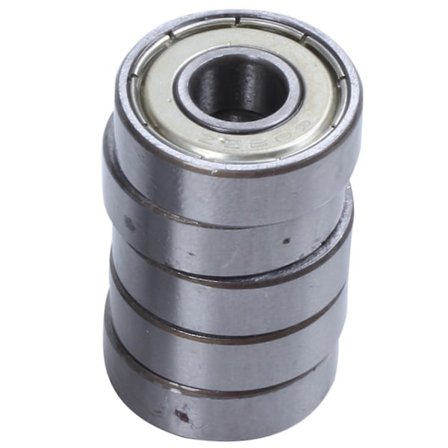 Zesgood 15 stk 608zz Doble Skjermede Kulelager Skateboard Kulelager Sparkesykkel Kulelager, Dobbel Skjermet, Sølv