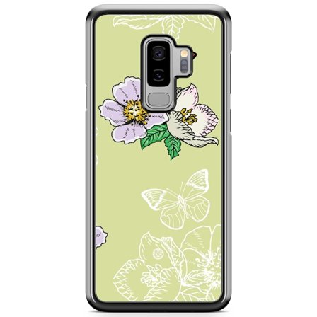 Bjornberry Skal Samsung Galaxy S9 Plus - Fjärilsblomma