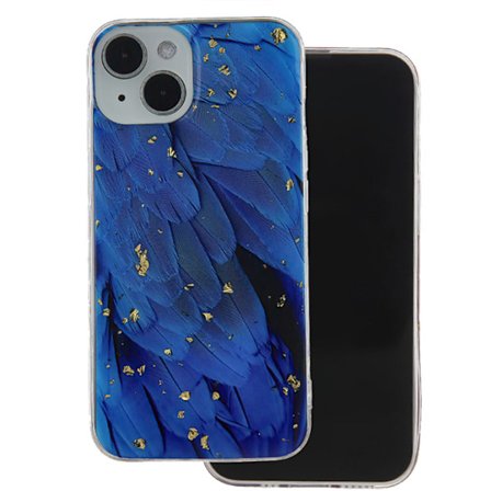 Guld Glam skal till iPhone 12 / 12 Pro 6.1" blå