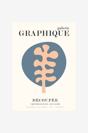 Malerifabrikken - Poster Graphique 1 - Beige - Posters - Från Homeroom