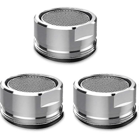 3-pak M24 Vandhanebelufter Tap 24mm Reservedel, Messing Hanstud Gevindbelufter