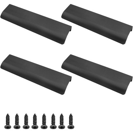 Aluminiums skjult håndtak, sett med 4, usynlig aluminiumlegering