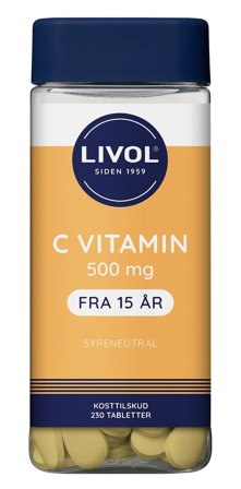 Livol C-vitamin 230 tabl, Helse & Madvarer, Vitaminer, C-vitamin