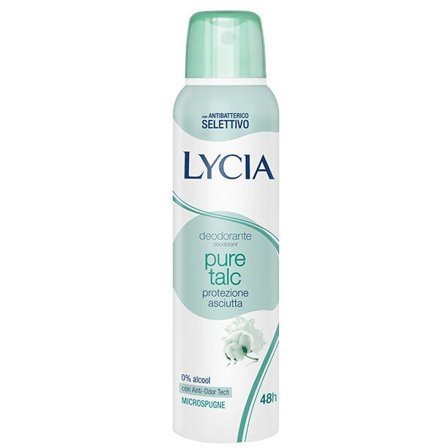 Lycia Spray Gas Antiodorante Pure Talc 150ml