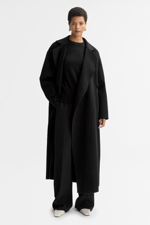 Soft Goat - Oversized coat - Kaschmirjacke - L - Black