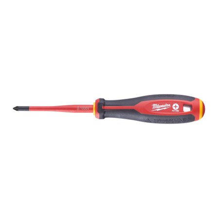 Milwaukee Tri-Lobe VDE Skrutrekker 3-sidet anti-rull håndtak PZ1 x 80 mm, Håndverktøy