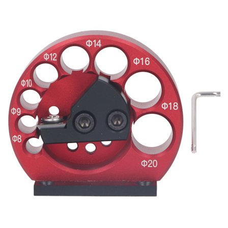 8 til 20 mm dyvelmager, rund, høj præcision, aluminiumlegering, krop, cementeret hårdmetalblad, dyvelskærerplade til træbearbejdning