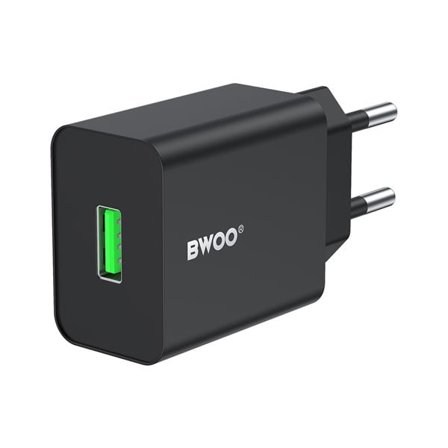 BWOO Vægoplader med 1xUSB 5V 2.4A
