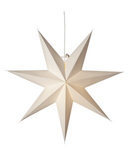 Paperitähti Plain Valkoinen