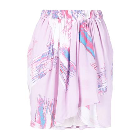 IRO Ashbur draped mini Nederdel Pink, Dame
