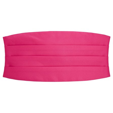 Screaming Pink Basic Cummerbund for Men - Cummerbunds