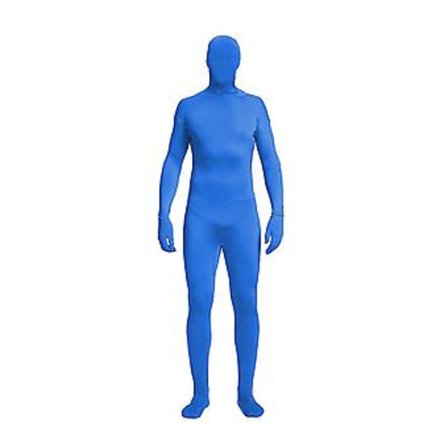 Helkroppsdrakt Full Body Photography Chroma Key Bodysuit Stretch Kostyme For Foto Video Spesialeffekt Festival Cosplay (190CM blå)