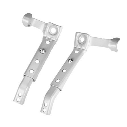 Variabel Hastighet Cykel Stödhjul Justerbara för Barncyklar 16" till 22" (Silver)