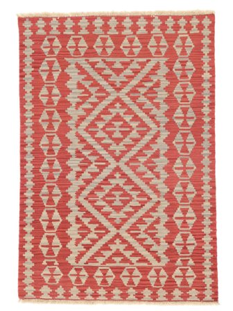 Orientalsk Kelim Ghashghai Tæppe 123X177 Mørkerød/Rød Persien/Iran Carpetvista