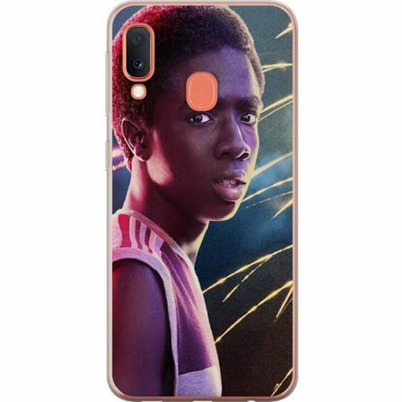 Samsung Galaxy A20e Mjukt Skal - Stranger Things - Lucas Sincl