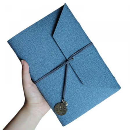 Rustik, mjuk, slät, luktfri vintage påfyllningsbar anteckningsbok