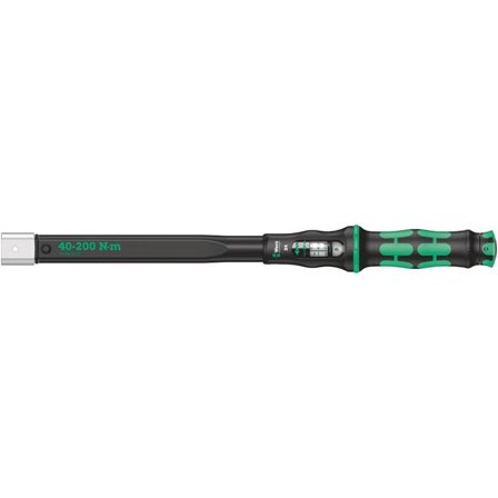 Wera Click-Torque X 4 Momentnøkkel for innsatsverktøy, 14 x 18 mm, 40–200 Nm, Håndverktøy