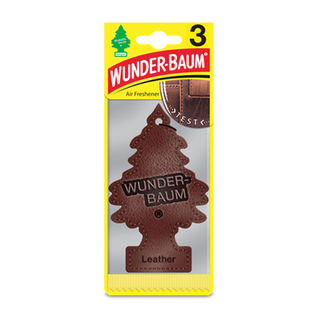 Deodorante Ambiente Wunder-Baum Pelle 3 Pezzi