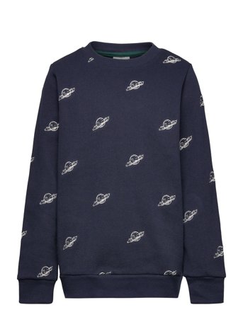 Tnmarty Pique Sweatshirt Navy The New
