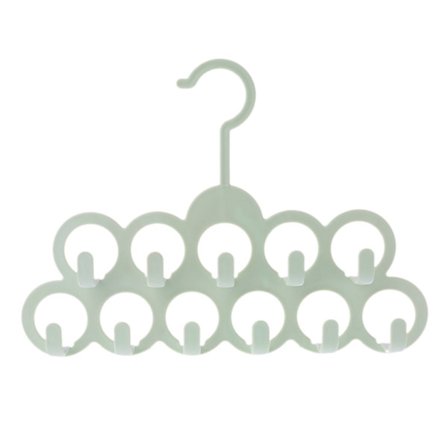 11 Hull Kles Slips Belte Sjal Skjerf Henger Display Holder Skap Organizer Krok