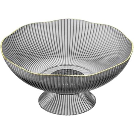 Koristeellinen jalallinen kulho, jälkiruokien esittelyteline, kulhoteline, välipalojen hedelmäkorikulho maalaistalon keittiöön, leipä, välipalat, 