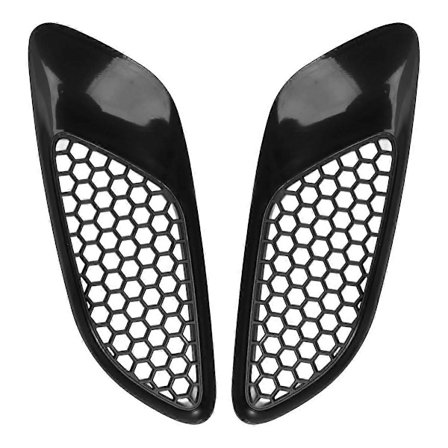 2 st Luftventil för Real M3 Modellbil Främre Luftskopa Motorhuv Ventil Lameller för-BMW E90 E91 E9