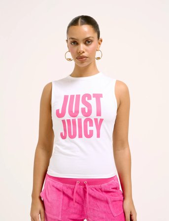 Juicy Couture Just Juicy Tank - White - XL