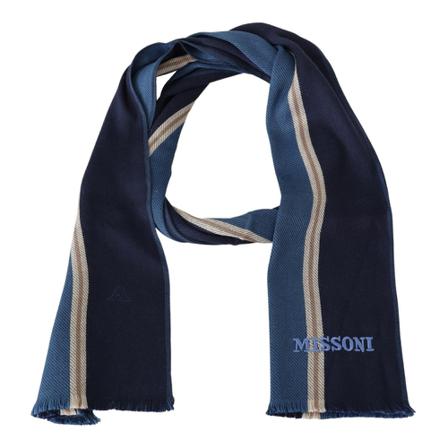 Missoni Scarf , Blauw , Heren , Maat: ONE Size Sjaals