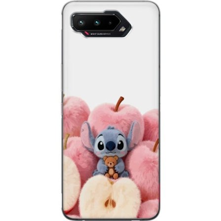 Kompatibelt Mobildeksel til Asus Asus ROG Phone 5 Fargerikt kollasj med futuristiske jente grupp karakterer, hjerter og glitter i moderne pop og k pop