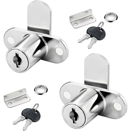 Skabslås, metalskabslås til møbler, skab, garderobe