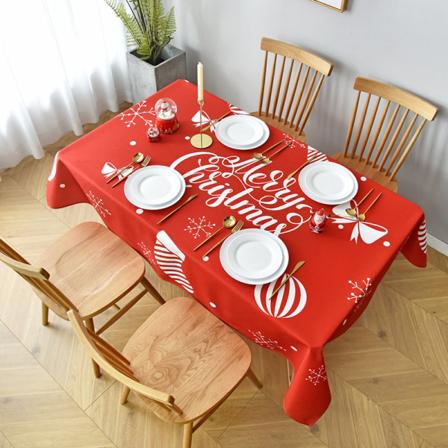 Julbordsduk Ins Nordic Anti-Hot rektangulärt cover Nyår Festlig juldekoration (julröd)
