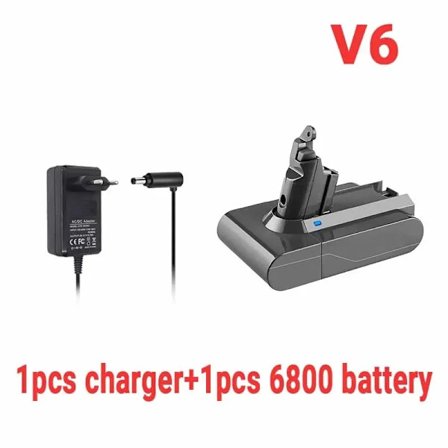 Pölynimurin ladattava akku Dyson V6 V7 V8 -sarjalle SV07 SV09 SV10 DC58 DC31 DC34 Absolute Fluffy Animal Pro Bateria