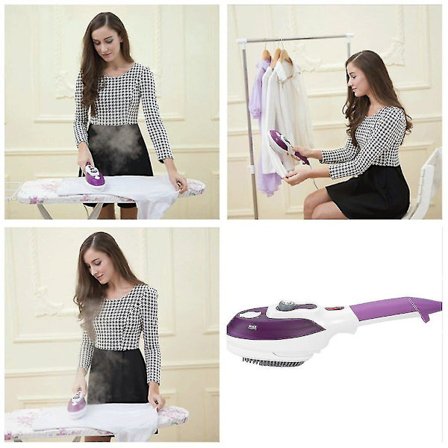 Sähköinen höyryharja vaatteille, käsikäyttöinen EU