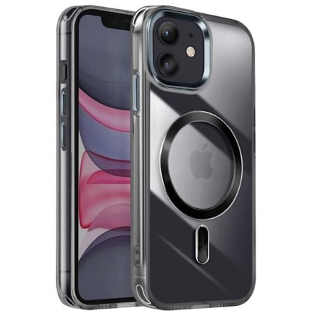 Coque - ILMOITAA - iPhone 11 - Takalasi Väri - Musta - Ennaltaehkäisevä keltaantumista