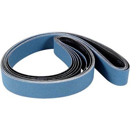 6 stk. Serie 2 x 72 tommer 120 Grit Zirconia Bælter Metal Slibning Polering