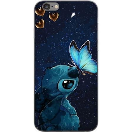 Apple iPhone 6s Plus Genomskinligt Skal Stitch fjärill