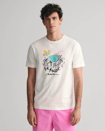 GANT Uomo - T-shirt stampata - Taglia XL - - Uomo - T-shirts