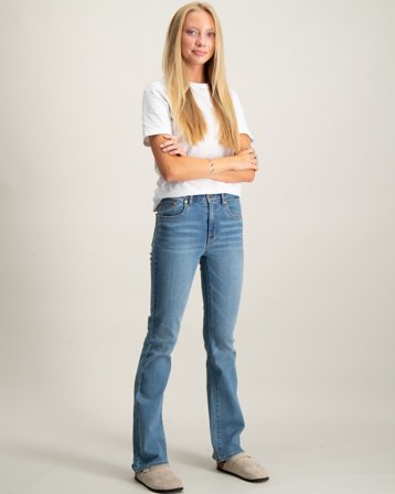 Levi's LVG 726 HIGH RISE FLARE JEAN Blå Jeans Tjej - Kids Brand Store