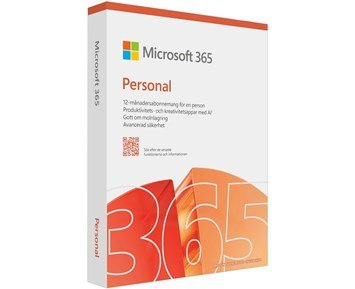 MS M365 Personal Swedish EuroZone Subscr 1YR Medialess FY25H2 - Microsoft 365 Personal