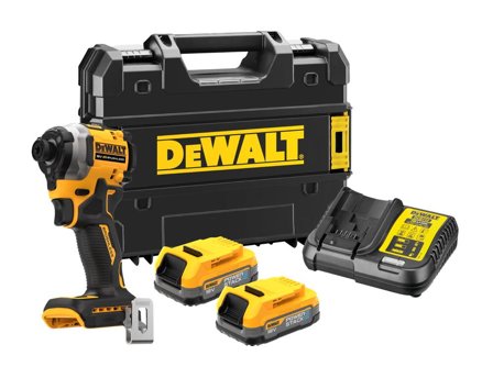 Dewalt DCF850E2T-QW Slagskruvdragare med 2 st 1,7 Ah batterier, laddare, Elhandverktyg