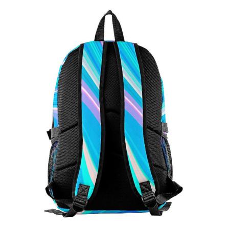 Flame Gradient Färg Tie-dye Ryggsäck 3d digital färgutskrift Reseresor Student skolväska Resväska C