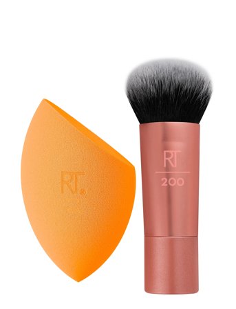 Real Techniques Mini Travel Duo - Multi/patterned - ONE SIZE