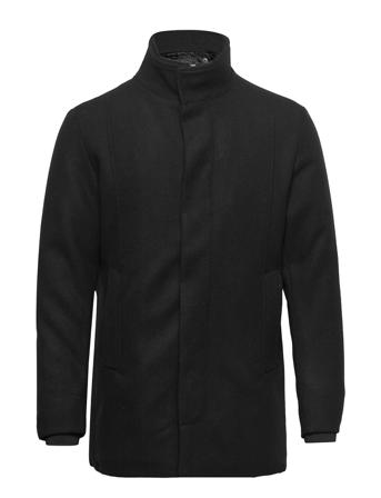 Jjedunham Wool Jacket Outerwear Coats Winter Coats Sort Jack & J S