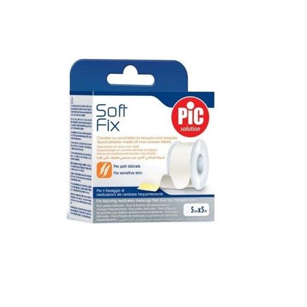 Pic Soft Fix Cerotto Rocchetto TNT 5cmx5m