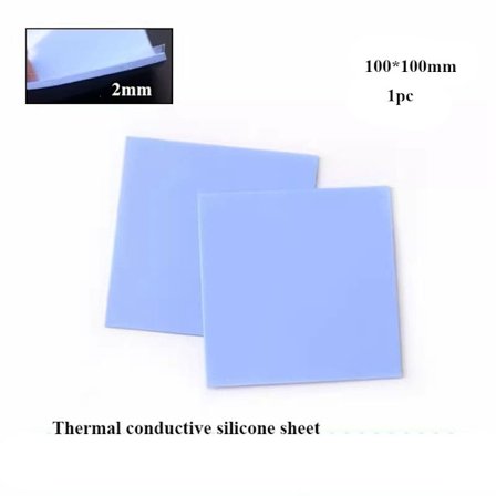 Silikon Thermal Pad Thermal Pad Sheet 100X100MM 2MM