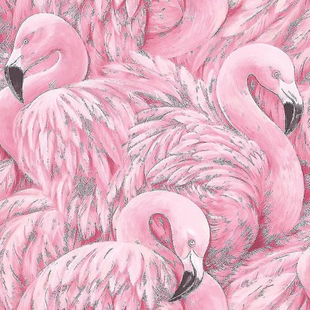 Flamingo tapet Pink Rasch 277890