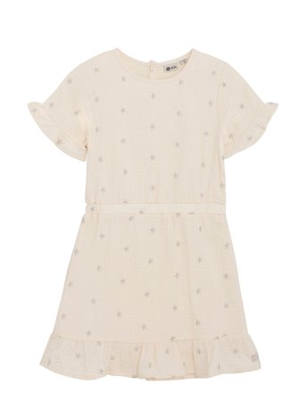 Daily 7 Dress Allover Print - Cream - 116