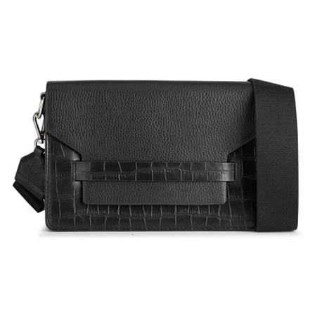 Markberg Crossbody ArabellaMBG Crocmix Sort, Dame Skuldertasker, Størrelse: ONE Size
