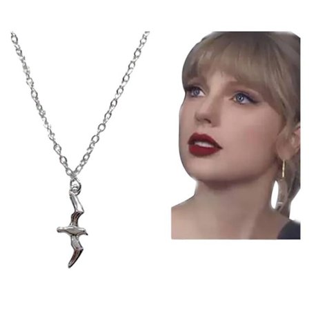 Halsband med mås för kvinnor, kragekedja